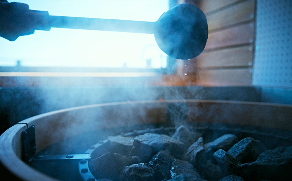 写真：サウナ室