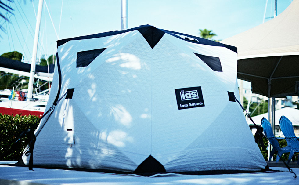 写真：テントサウナ