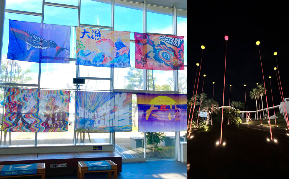 写真：大漁旗アート Moons