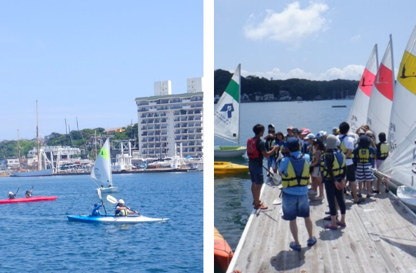 写真:海の学校の様子