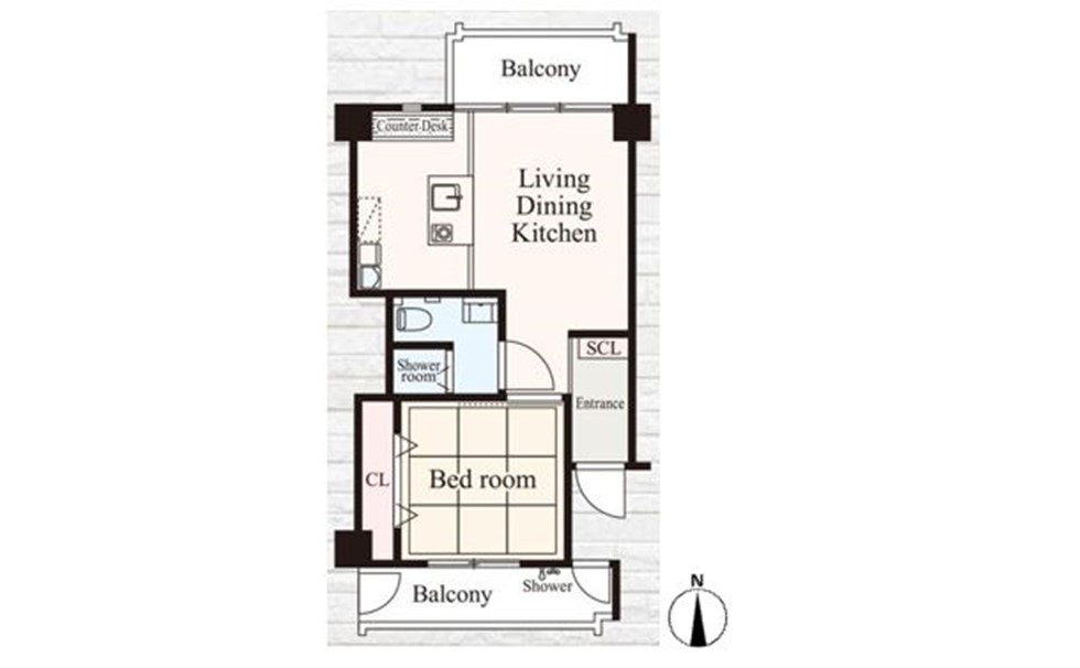 写真:A棟 2階 シーボニアマリーナ 間取り図