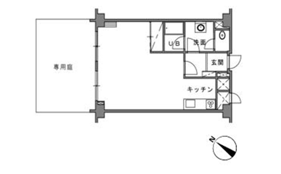 写真:7号棟 1階 間取り図 逗子
