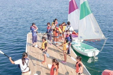 写真:海洋プログラムの様子