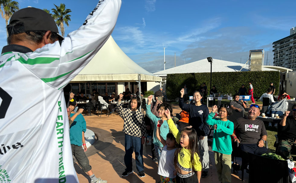 写真:フィッシングマスター 2024 ハギの様子