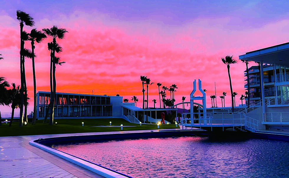 写真:プールサイド