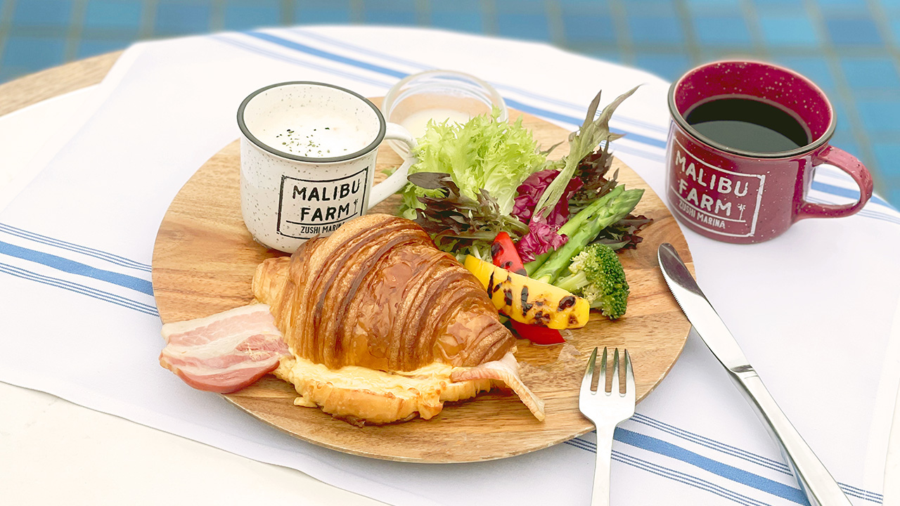 写真:マリブファーム朝食