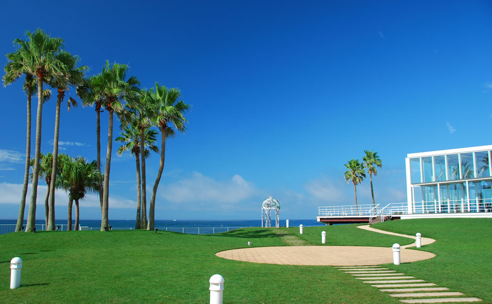 写真：刻一刻と表情を変えるリビエラ逗子マリーナ景色