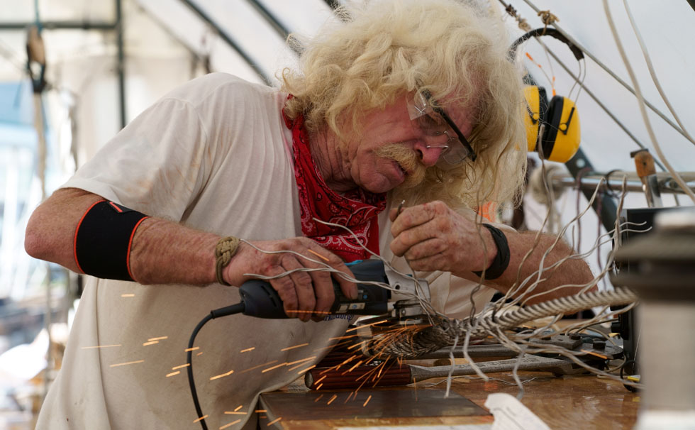 写真:作業の様子