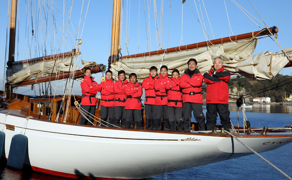 写真:クルーたち