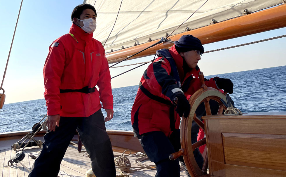 写真:クルーたち