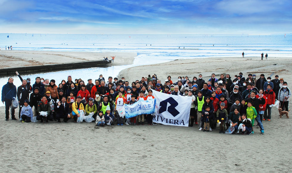写真：由比ガ浜海岸（鎌倉）