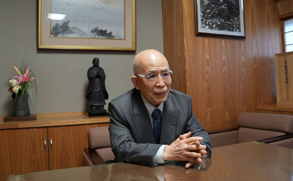 写真：原井日鳳 猊下