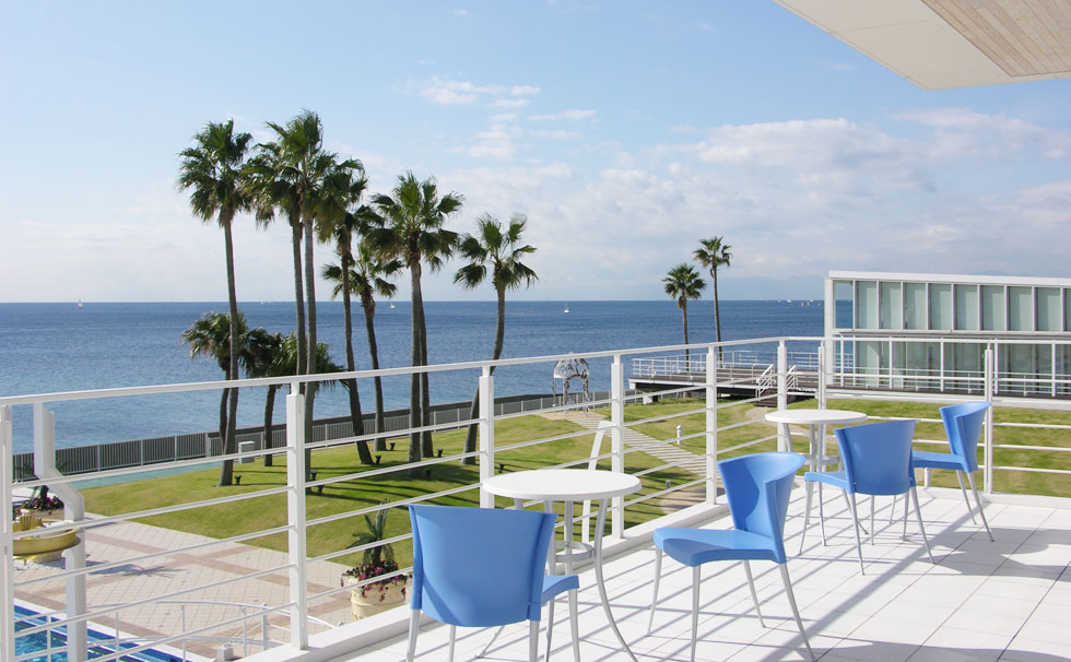 写真:リビエラでワーケーション