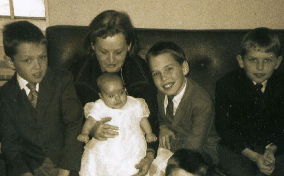 写真:ジム・リチャーソン氏 幼少期