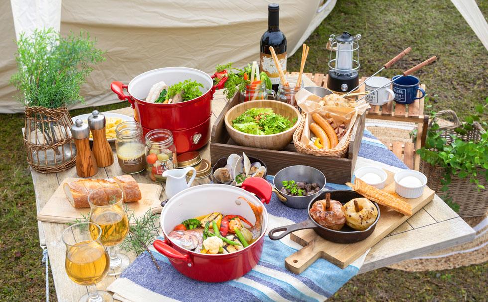 写真:「MALIBU FARM カマクラテラス」限定ホットポットメニュー