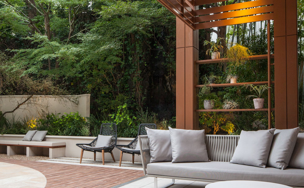 写真:レトロモダンなインテリア