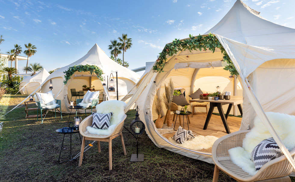 写真:ラグジュアリーテント