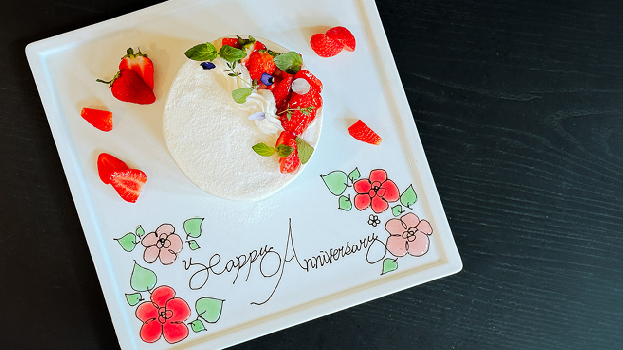 写真 リストランテAOケーキ