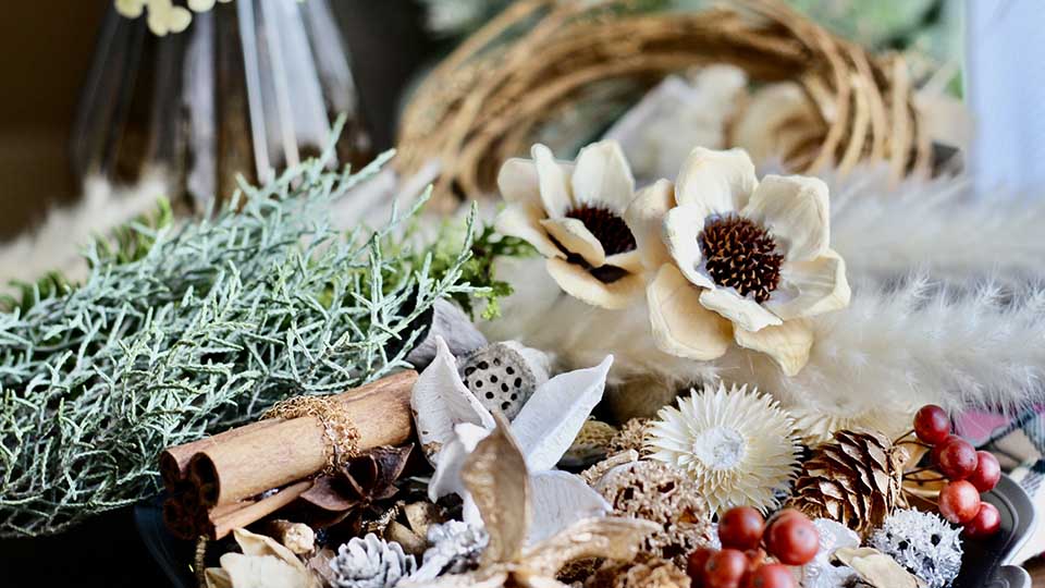 写真:クリスマスリース