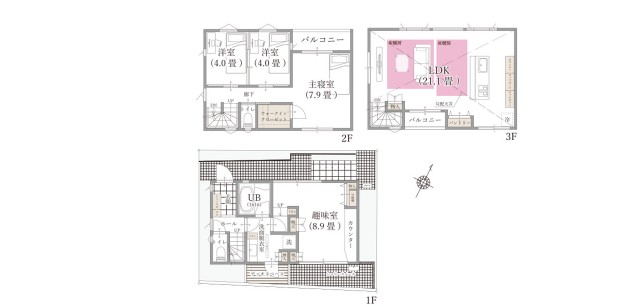 写真:zushi excel villa 図面