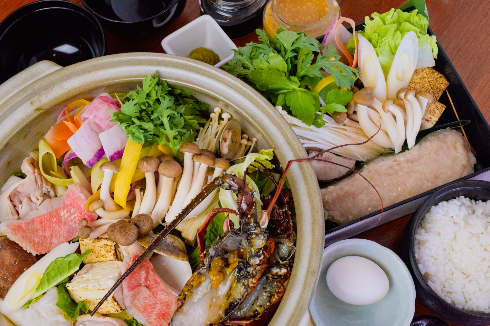 画像：グランピング鍋