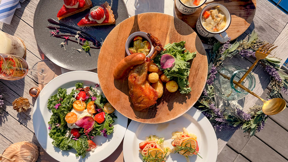 写真：マリブファーム料理