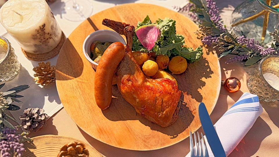 写真:マリブファーム料理